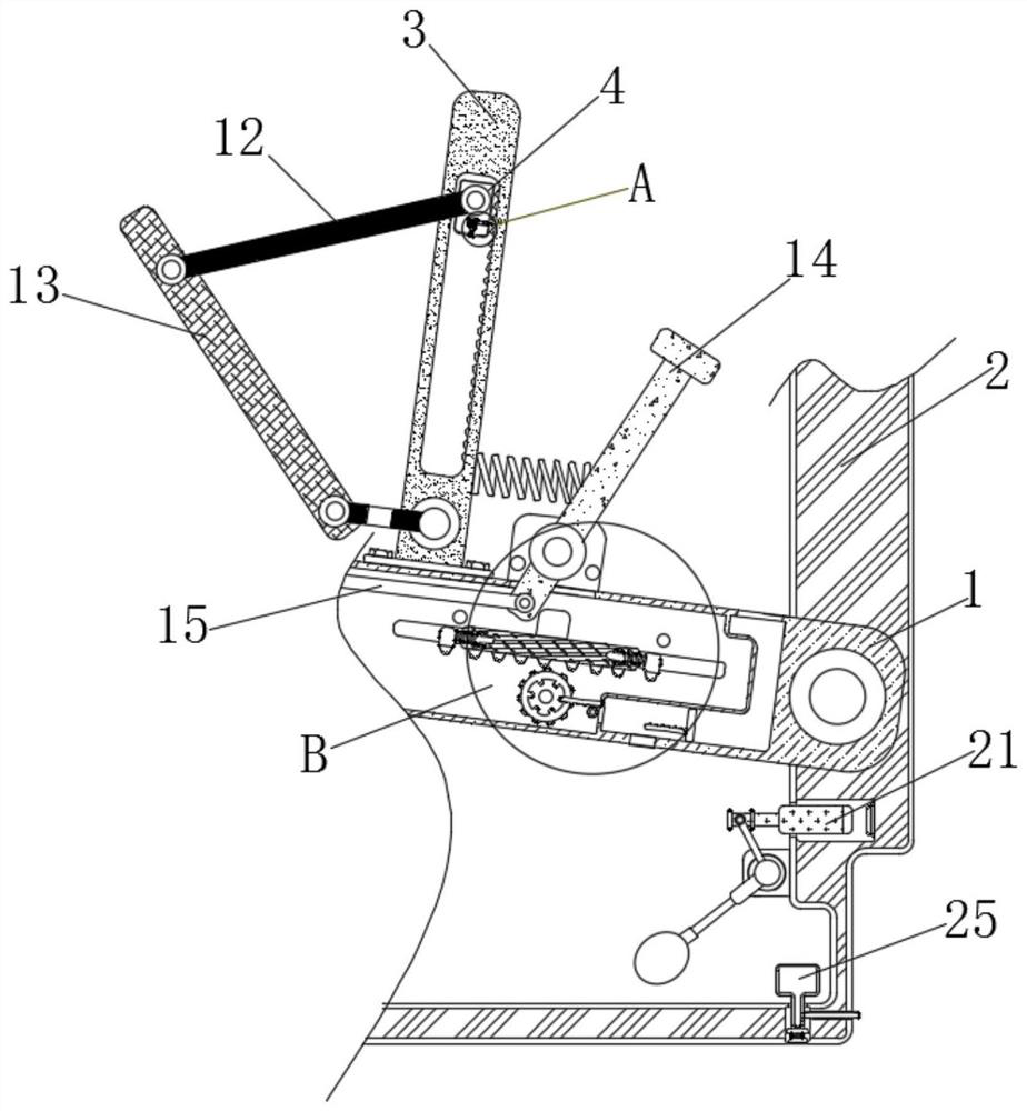 Kitchen utensil automatic drainage storage device