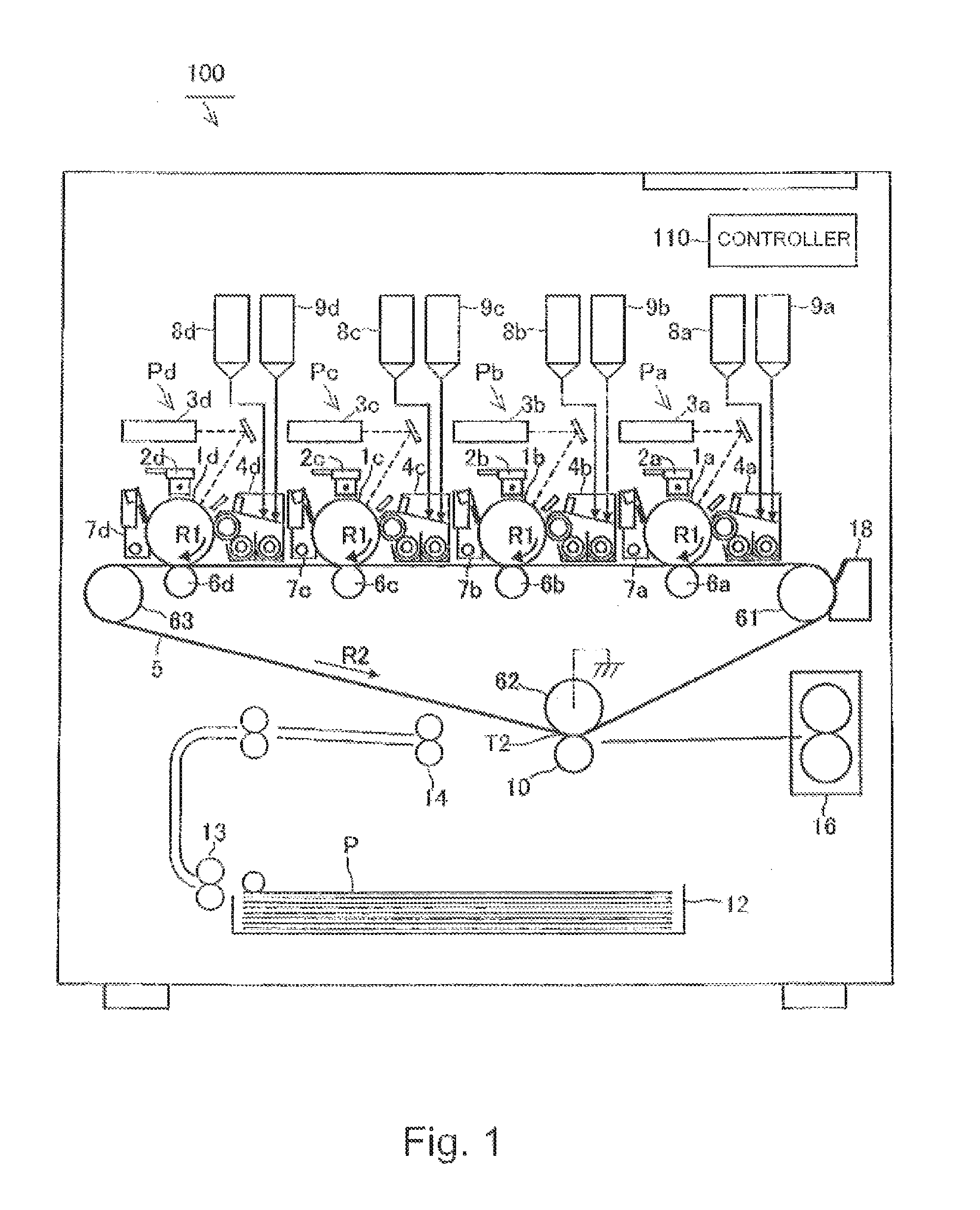 Image forming apparatus featuring supply of developers having different toner ratios