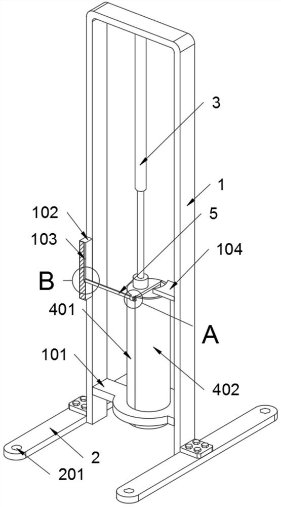 Soil sampling device for preventing disturbance damage to soil sample layer during sampling separation