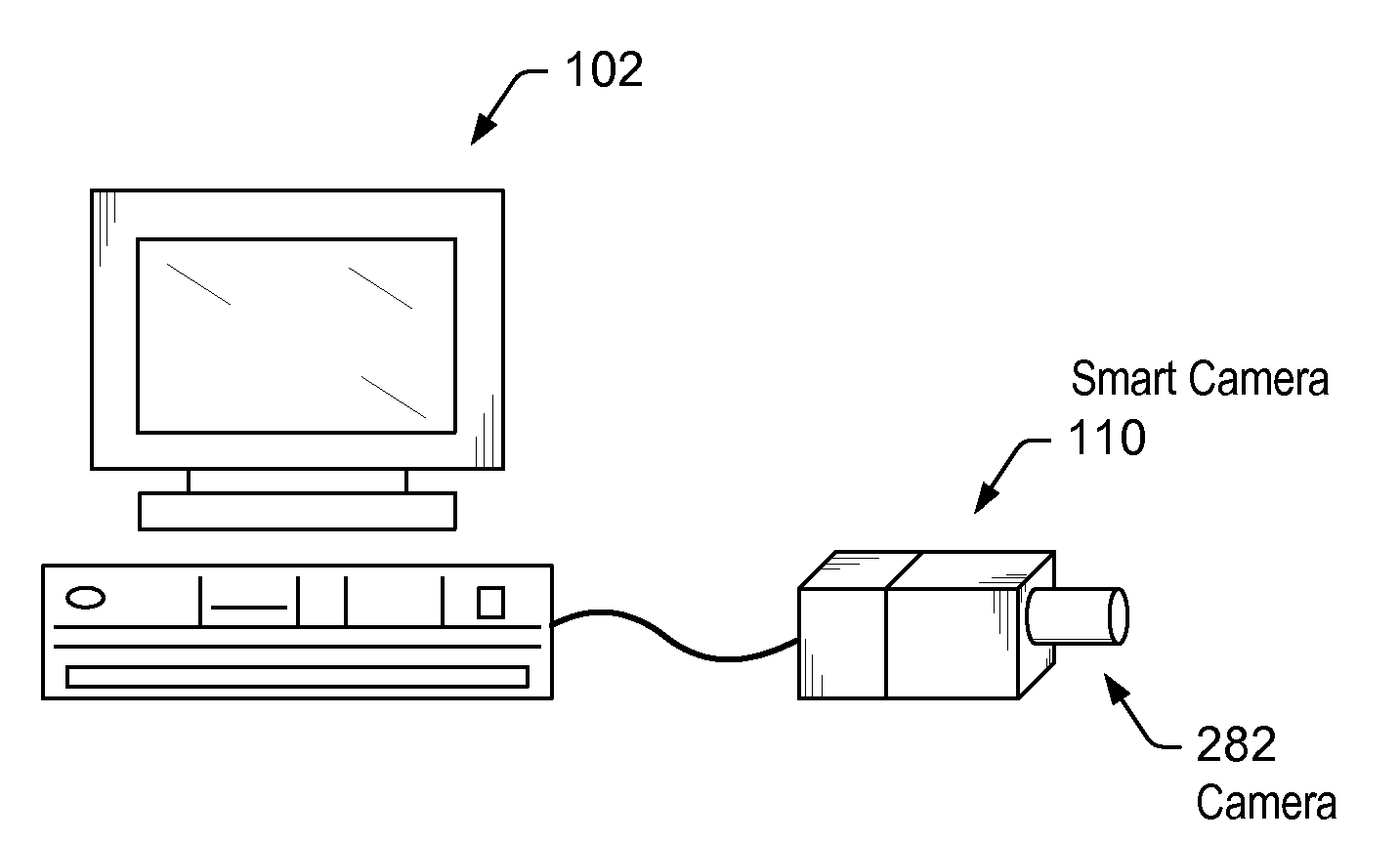 Smart camera with a plurality of slots for modular expansion capability through a variety of function modules connected to the smart camera