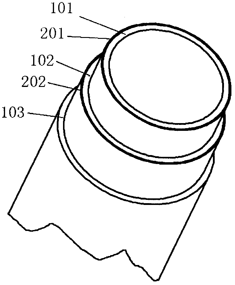 Sheet-metal reinforced composite electric pole and production method for same