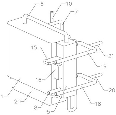 Ventilation device for ship navigation