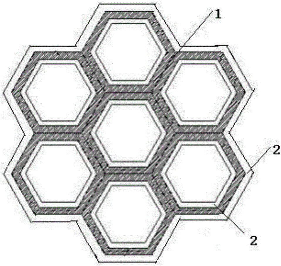 Composite biofilm carrier for sewage treatment and preparation method thereof