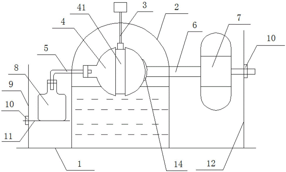 Rotary evaporator capable of being adjusted in lifting manner