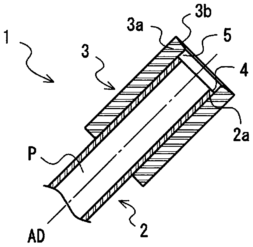 Resinous tube member, method for manufacturing resinous tube member, resinous tube fitting, and resinous piping