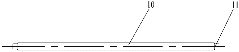 Adjustable calibrating device for measuring intermediate diameter of internal thread of oil casing