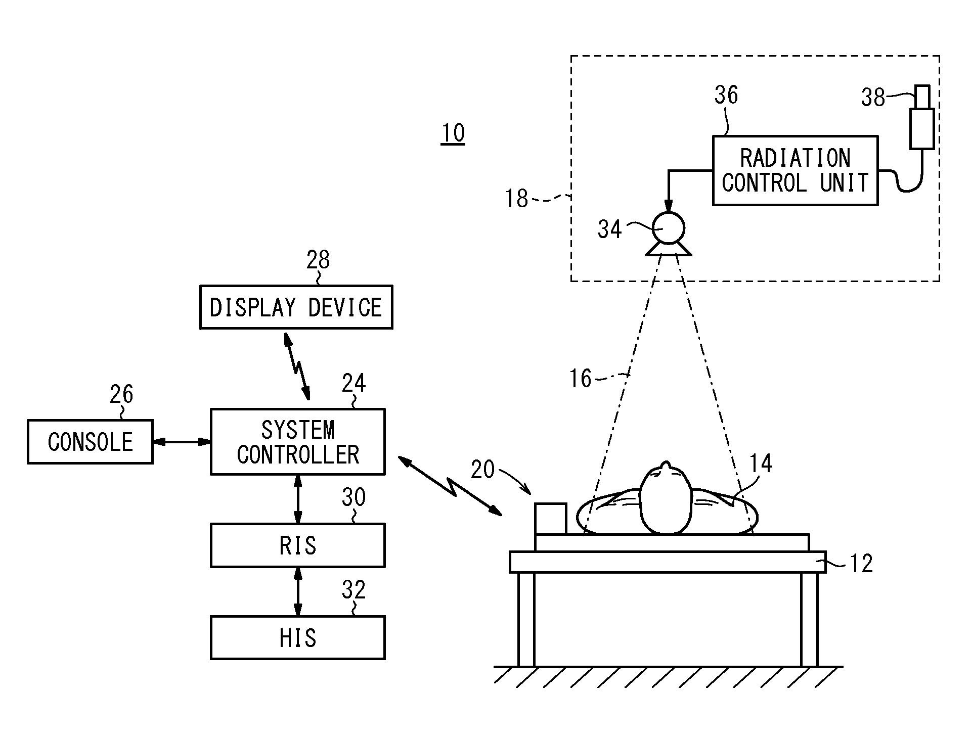 Radiological image-capturing device, radiological image-capturing system, radiological image-capturing method, and program