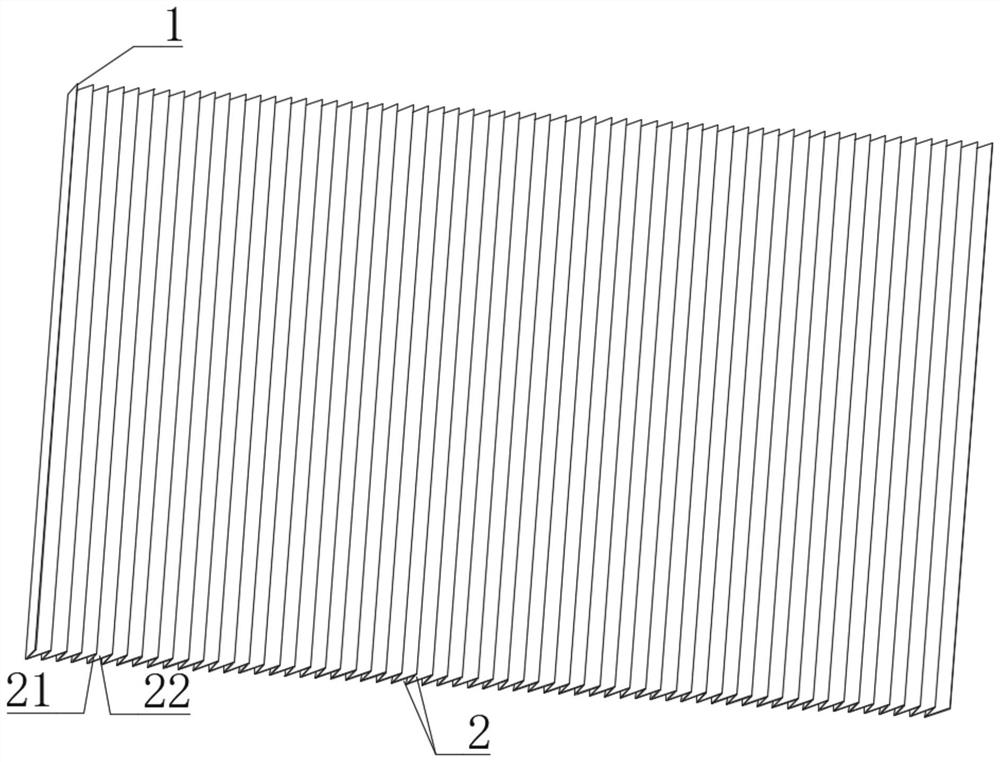 Filtering layer structure based on mask