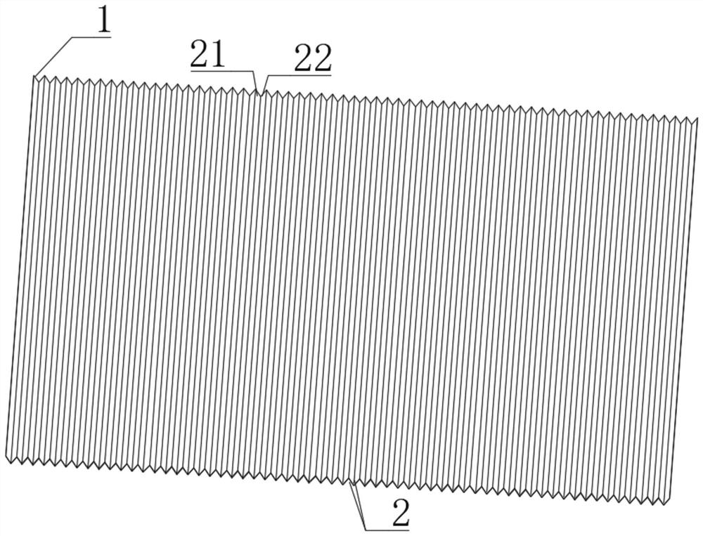 Filtering layer structure based on mask