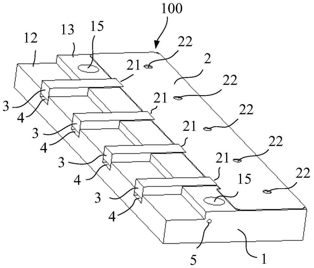 Chip assembly bonding module, clamp and chip assembly clamping method