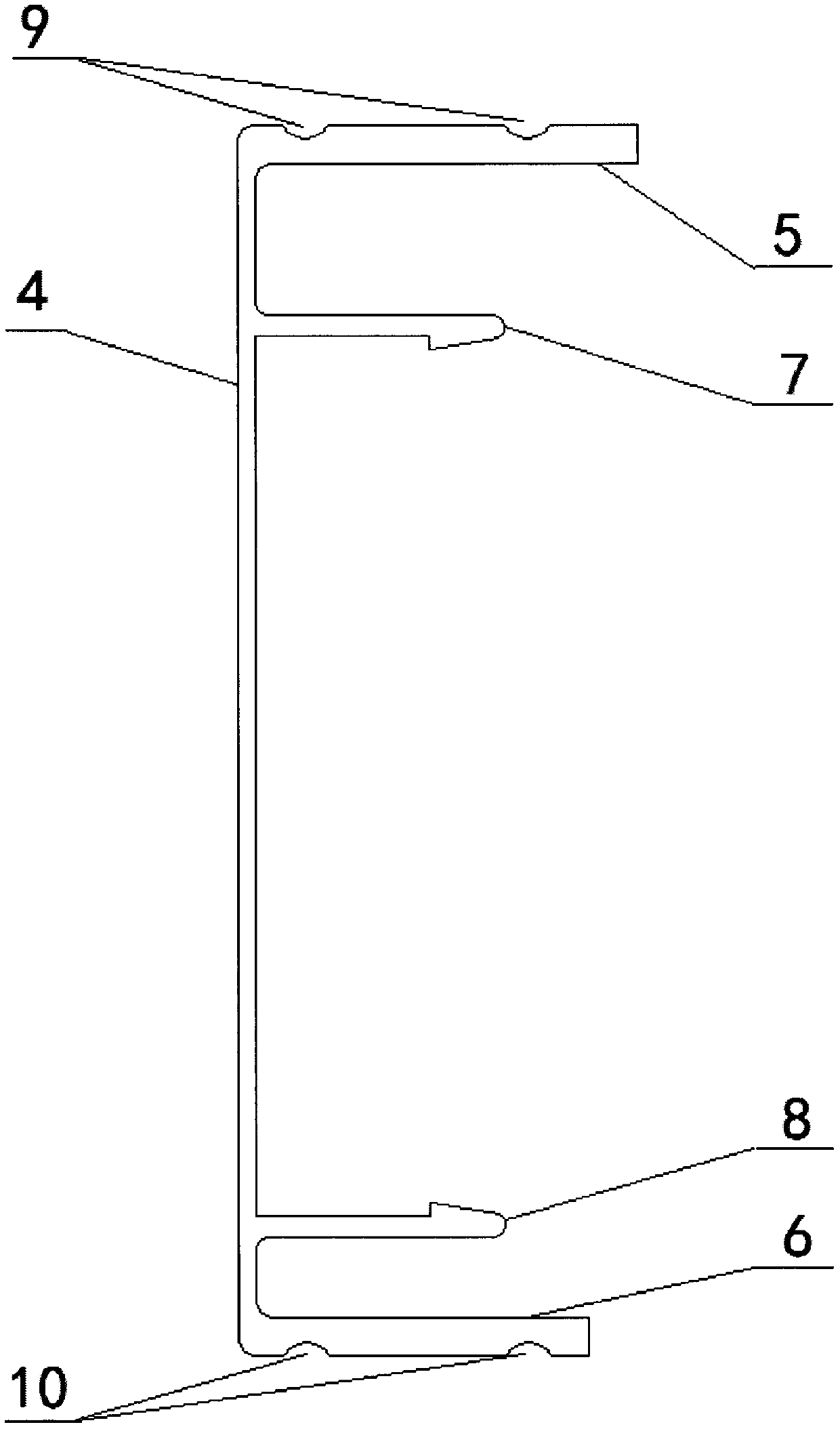 Assembled skirting line and door and window mantle line dual-purpose slow-release heat dissipation radiator