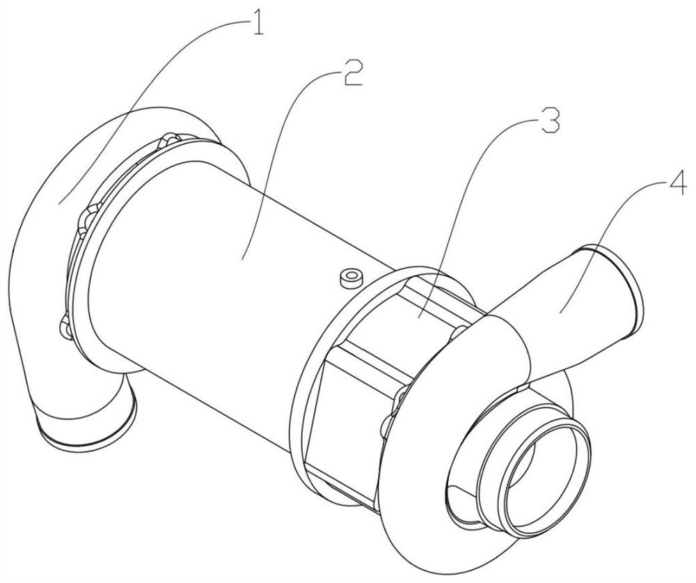 Air pressurization system with centrifugal oil pump for fuel cell