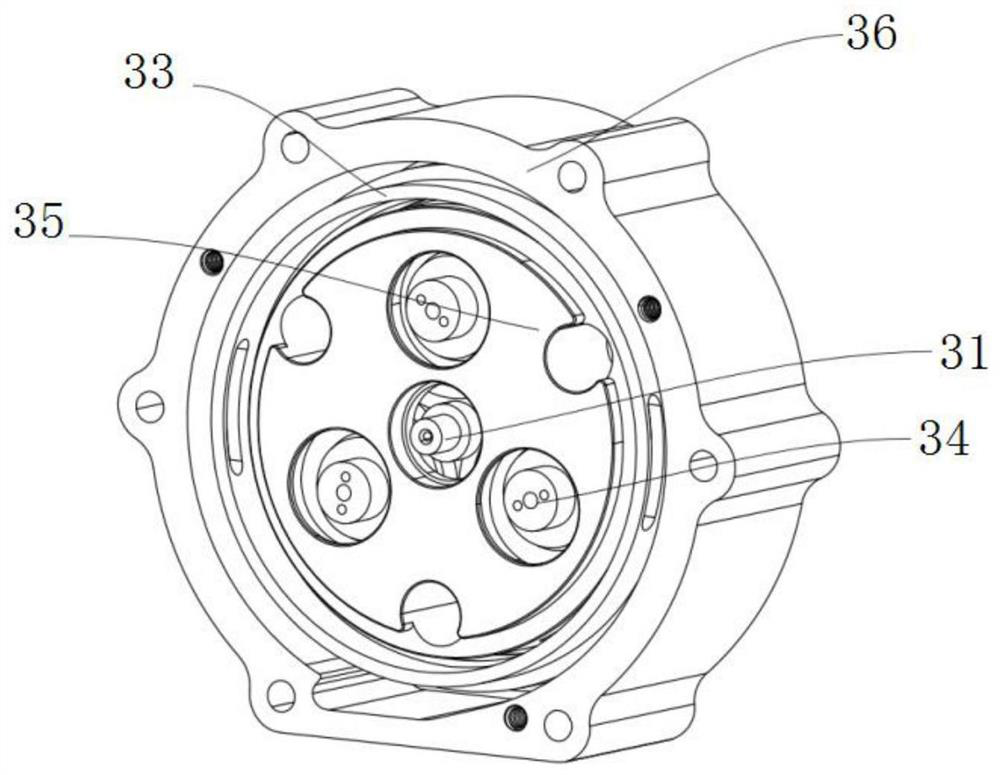 Air pressurization system with centrifugal oil pump for fuel cell