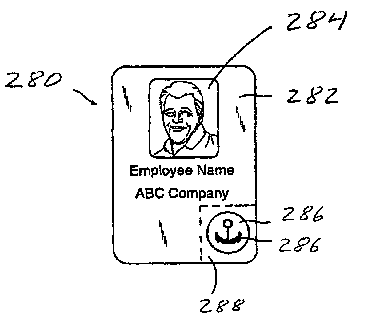 Process for visually validating identification badges