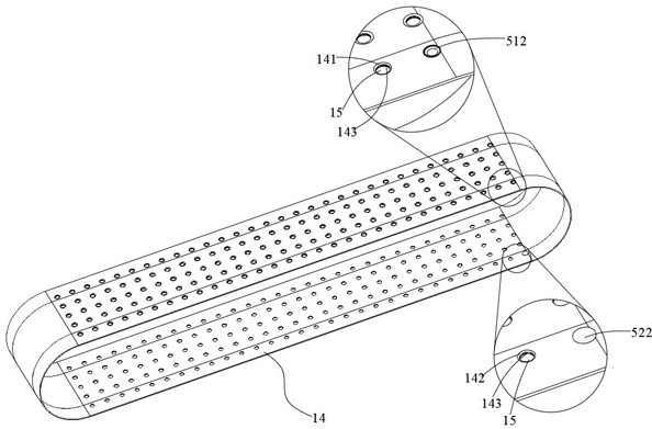 Single-sided film-coated board conveying system for circuit board production and production process thereof