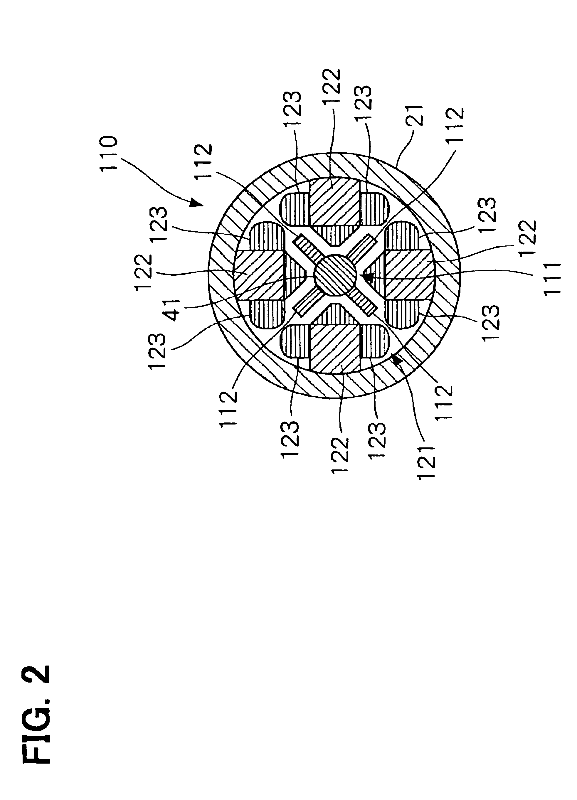 Free piston engine and power generation system therewith