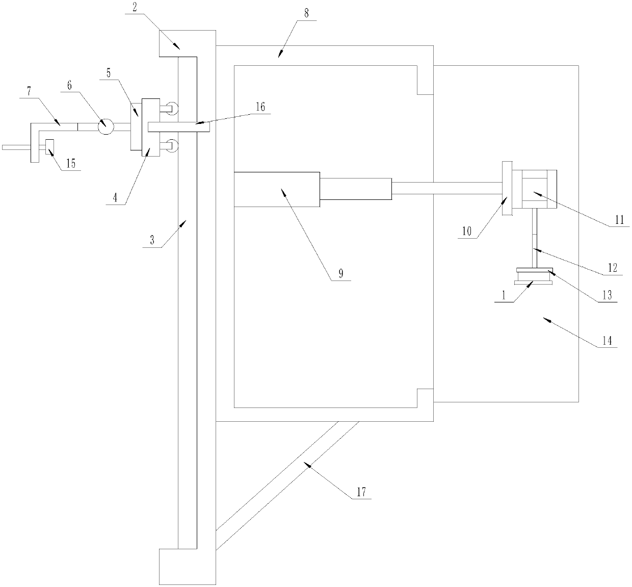 LED lighting lamp with height adjusting function