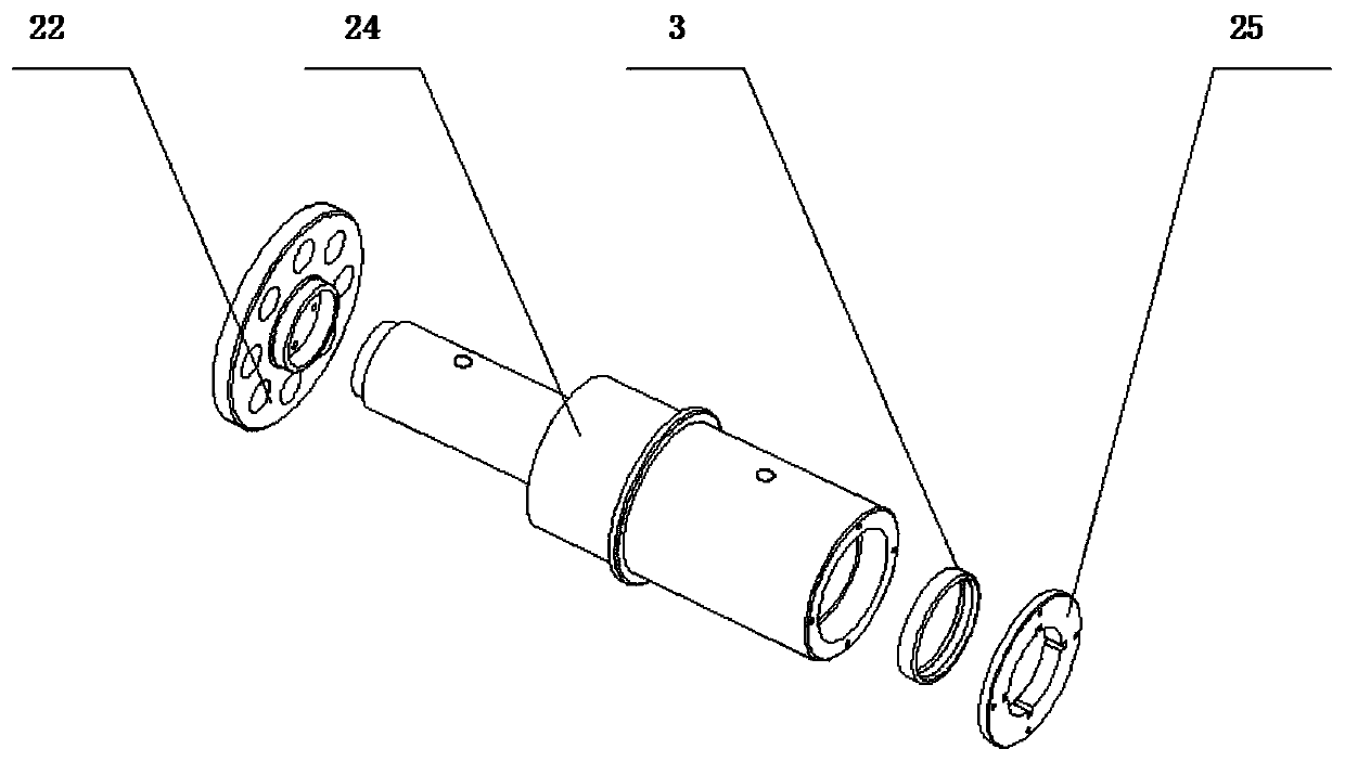 Intershaft bearing vibration experiment device