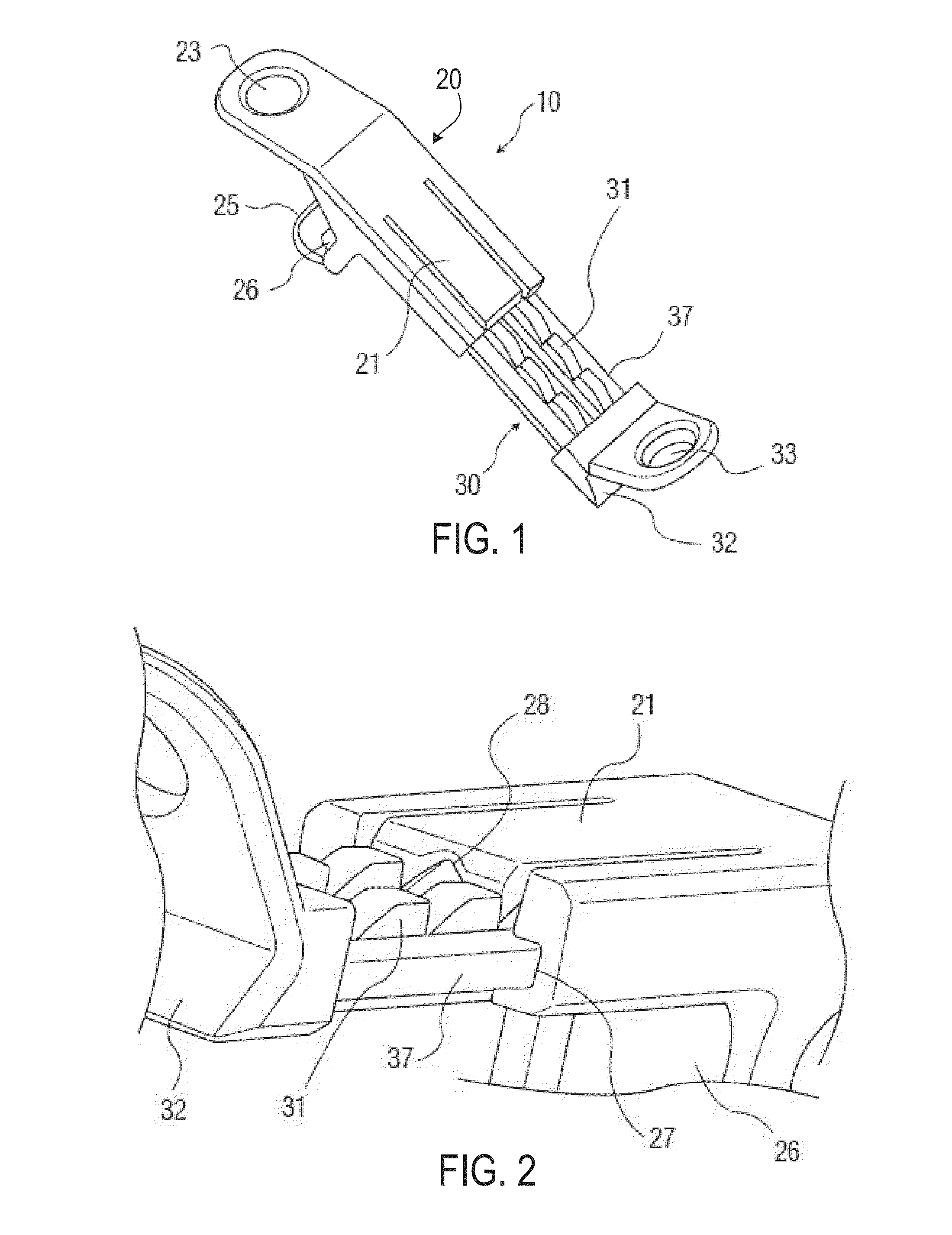 Laminoplasty implant, method and instrumentation