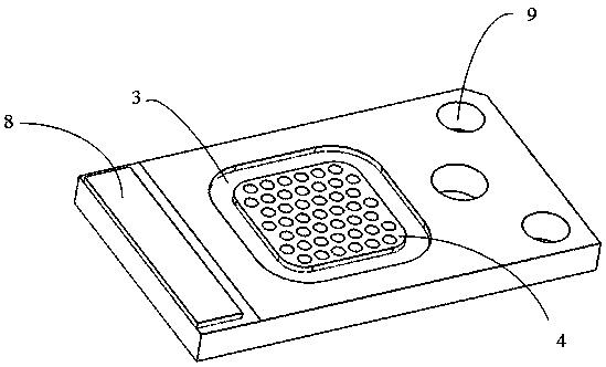 A liquid cooling chip for high power semiconductor laser