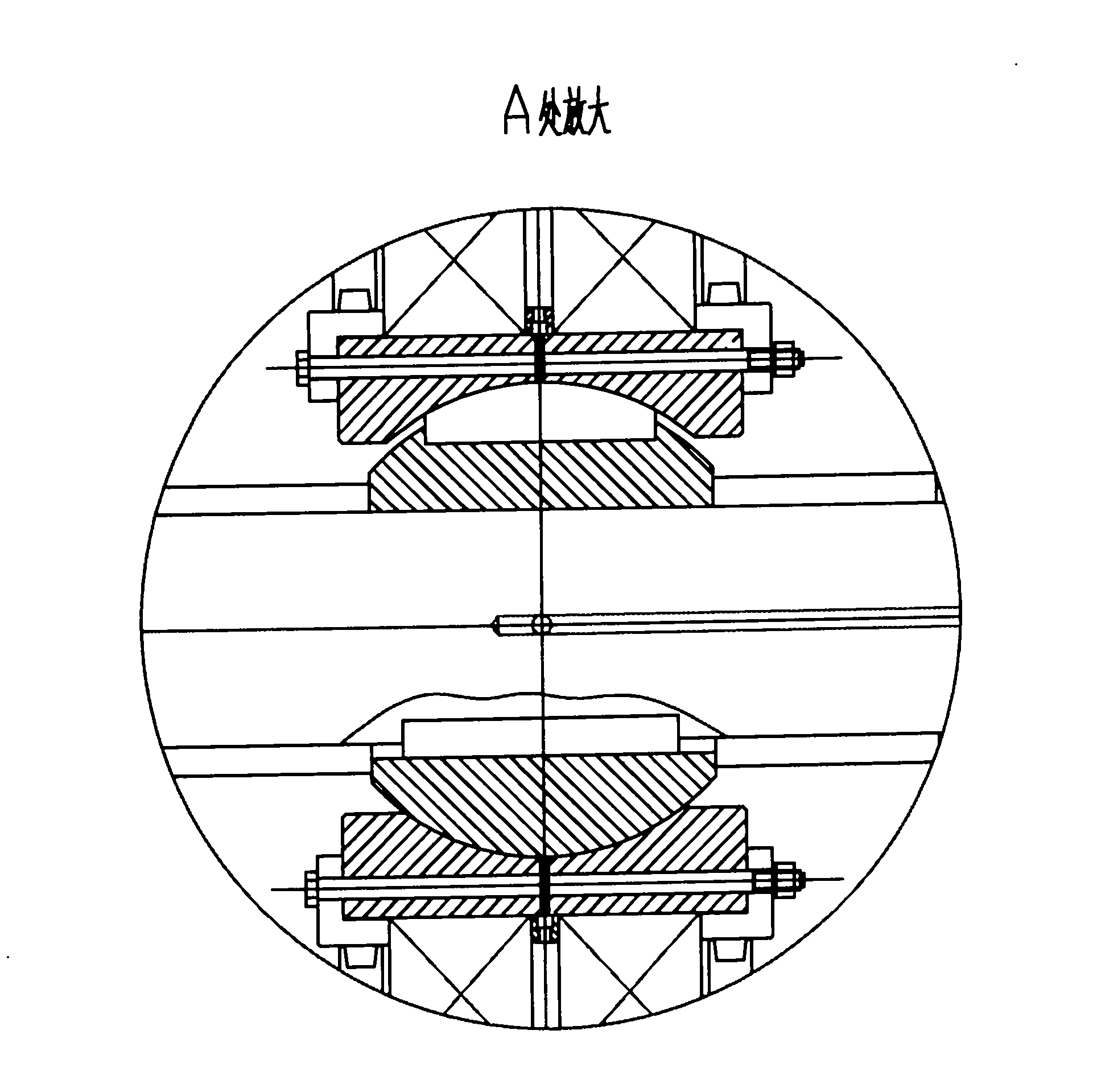 Jib-type crane pulley device