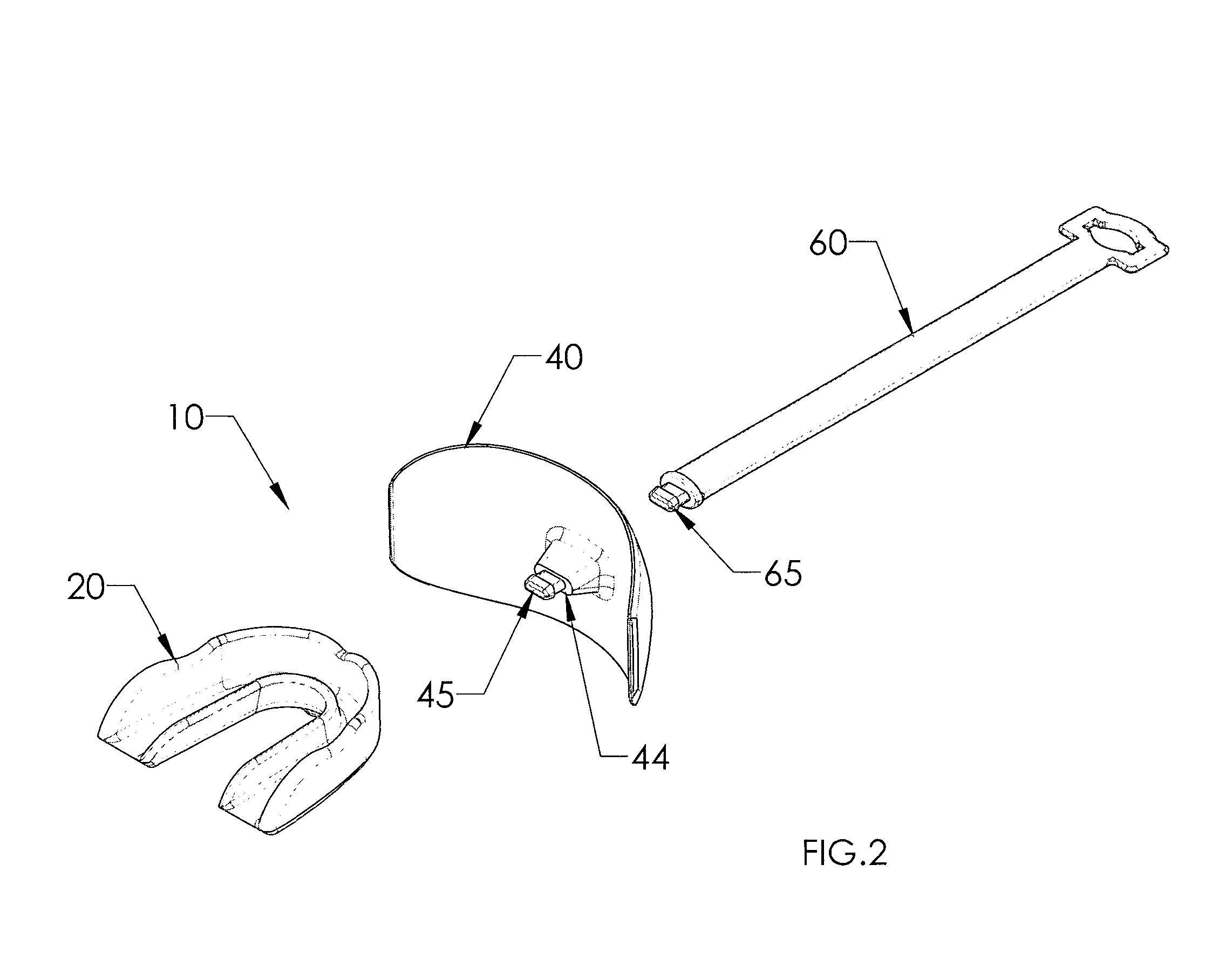 Mouthguard and lipguard assembly