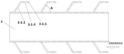 Heat exchange provided with sharp structure out of pipe