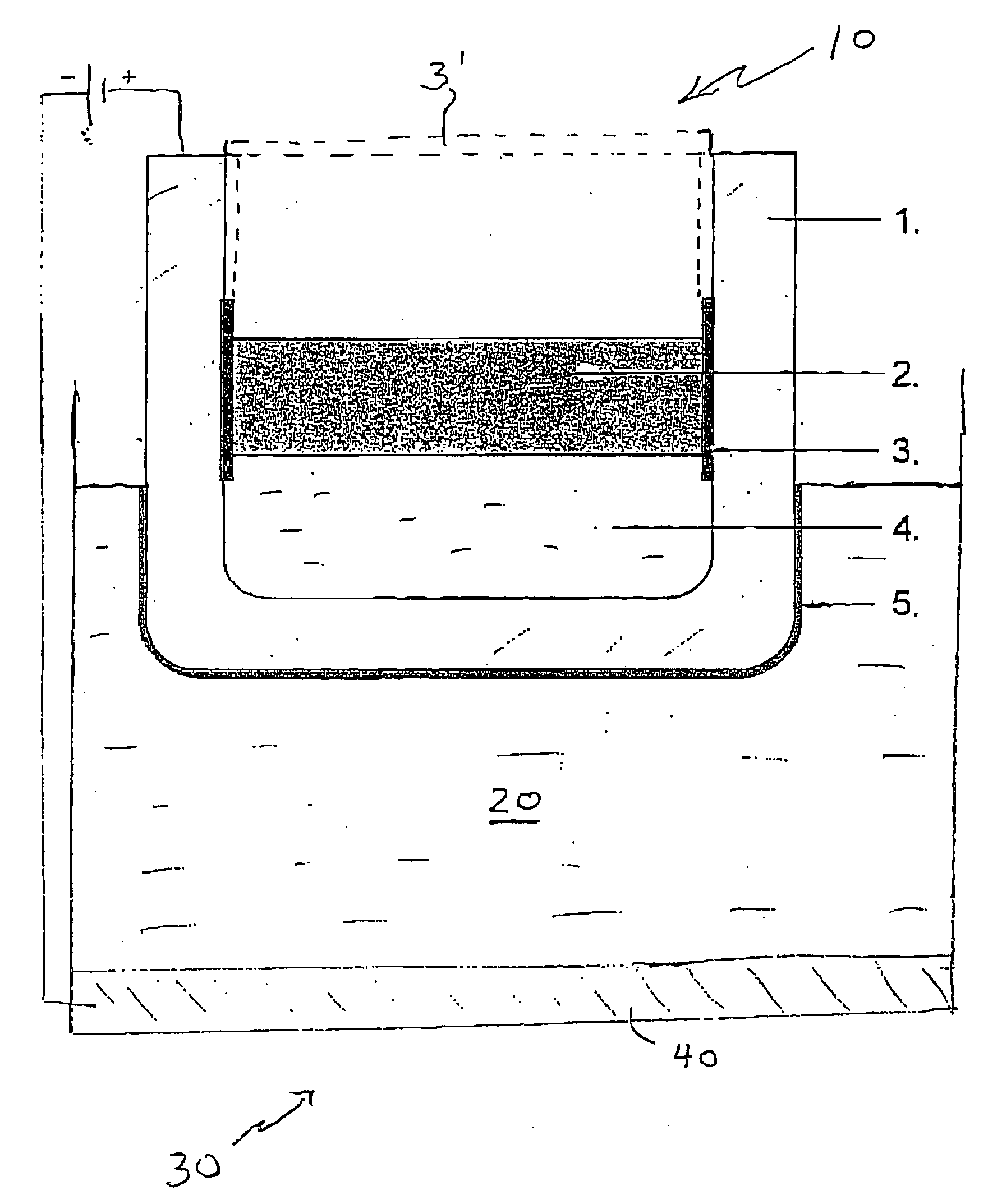 Anode for electrolysis of aluminium