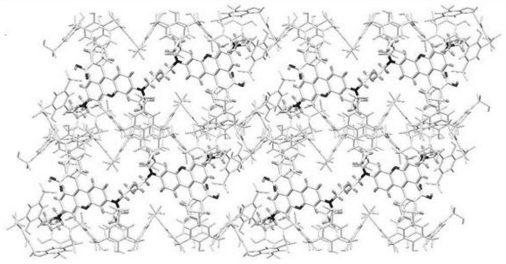 Calixarene-rhodamine supramolecular co-assembly as well as preparation method and application thereof