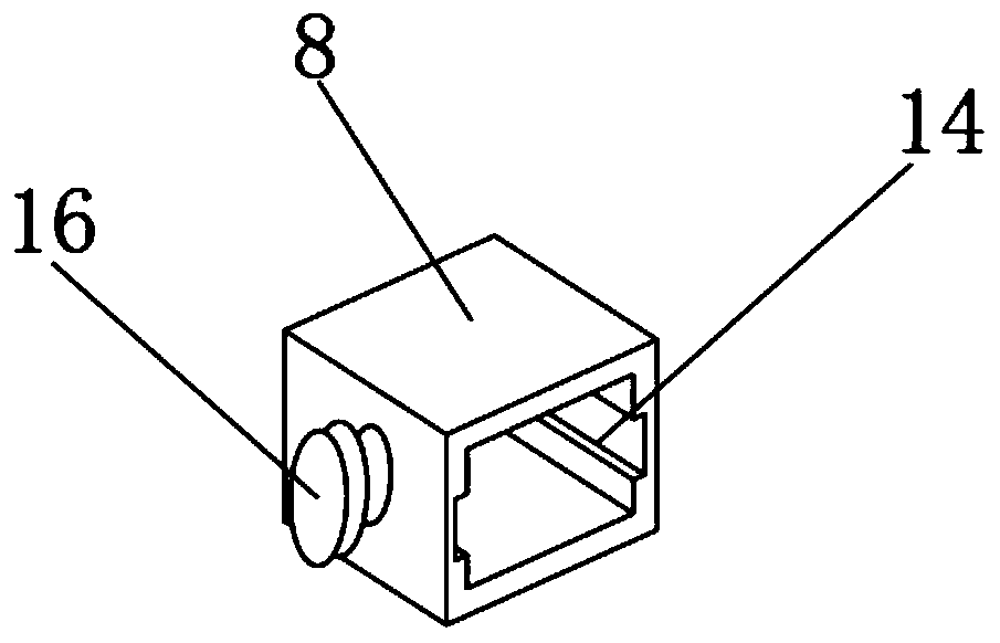 Connecting structure of steel structure cooling tower