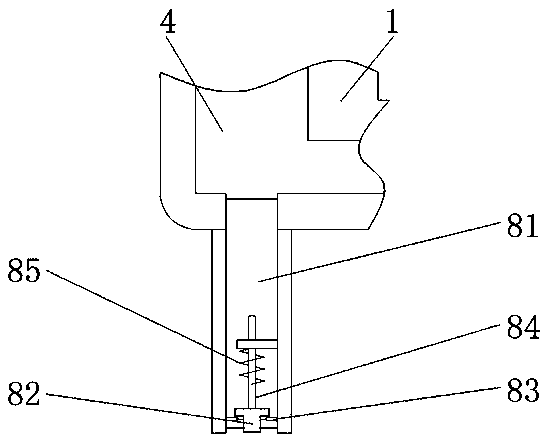 Splicing type packaging box for cold-chain logistics and low-temperature storage method thereof