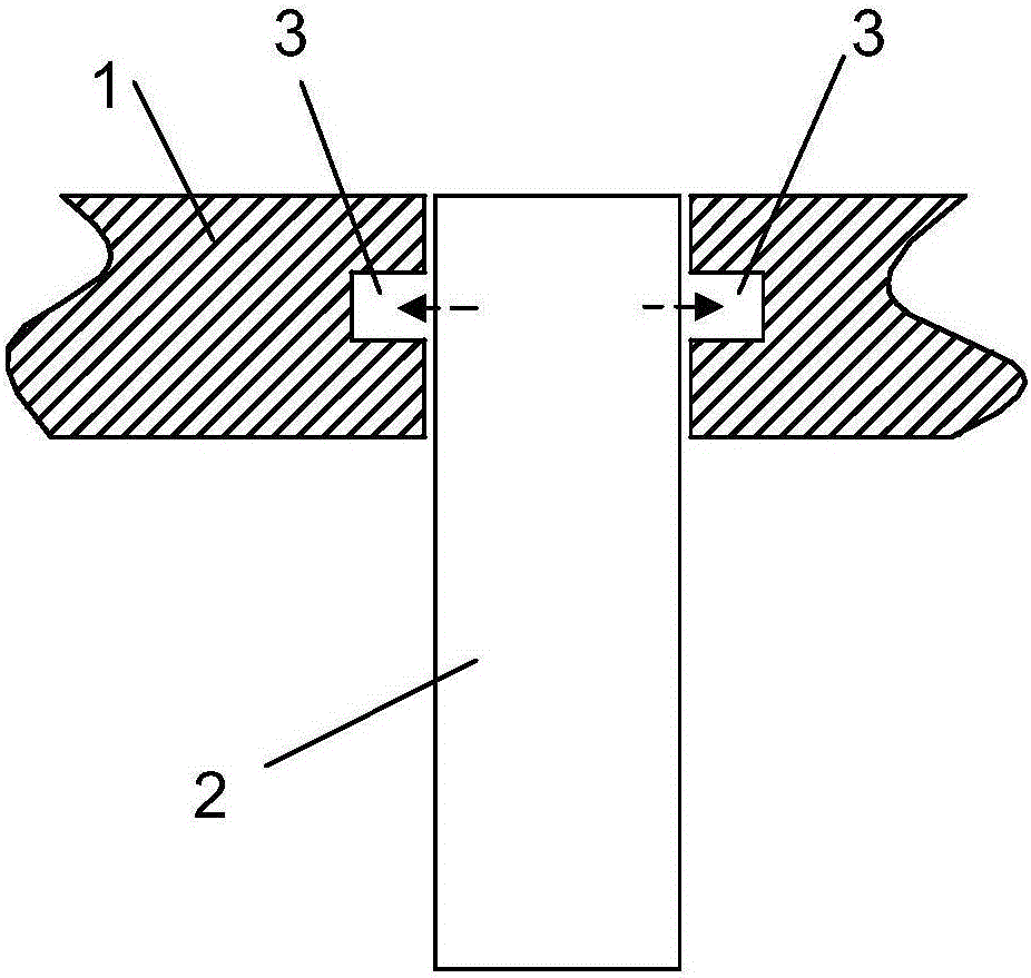 Connecting structure of non-metallic pipe and metal plate