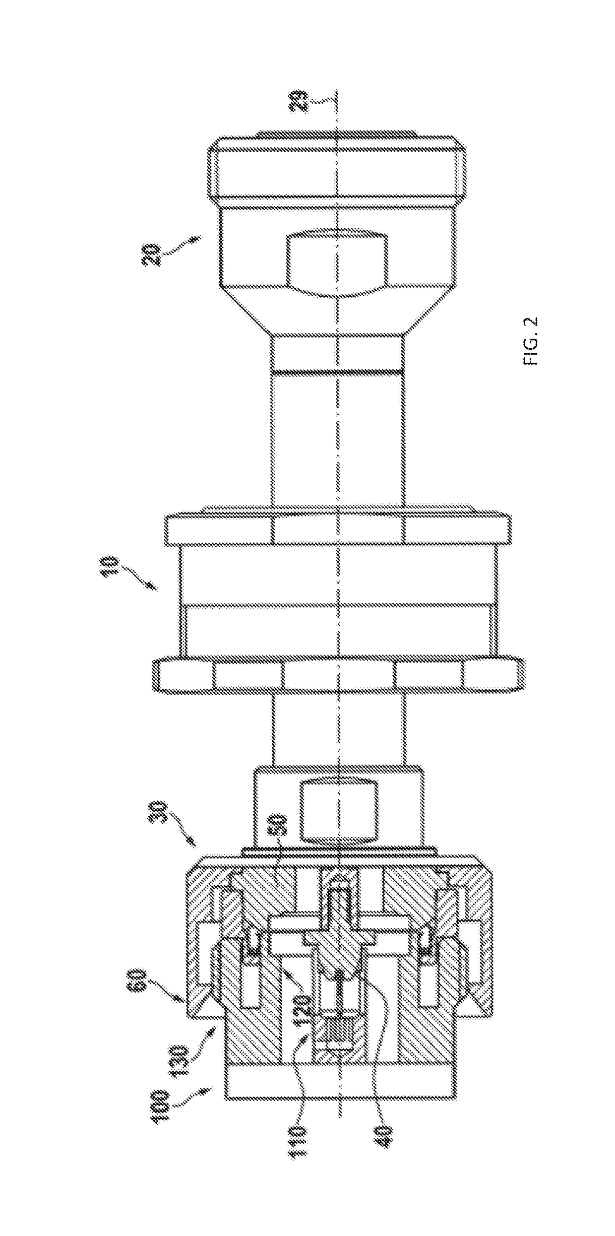 Low passive intermodulation coaxial connector test interface