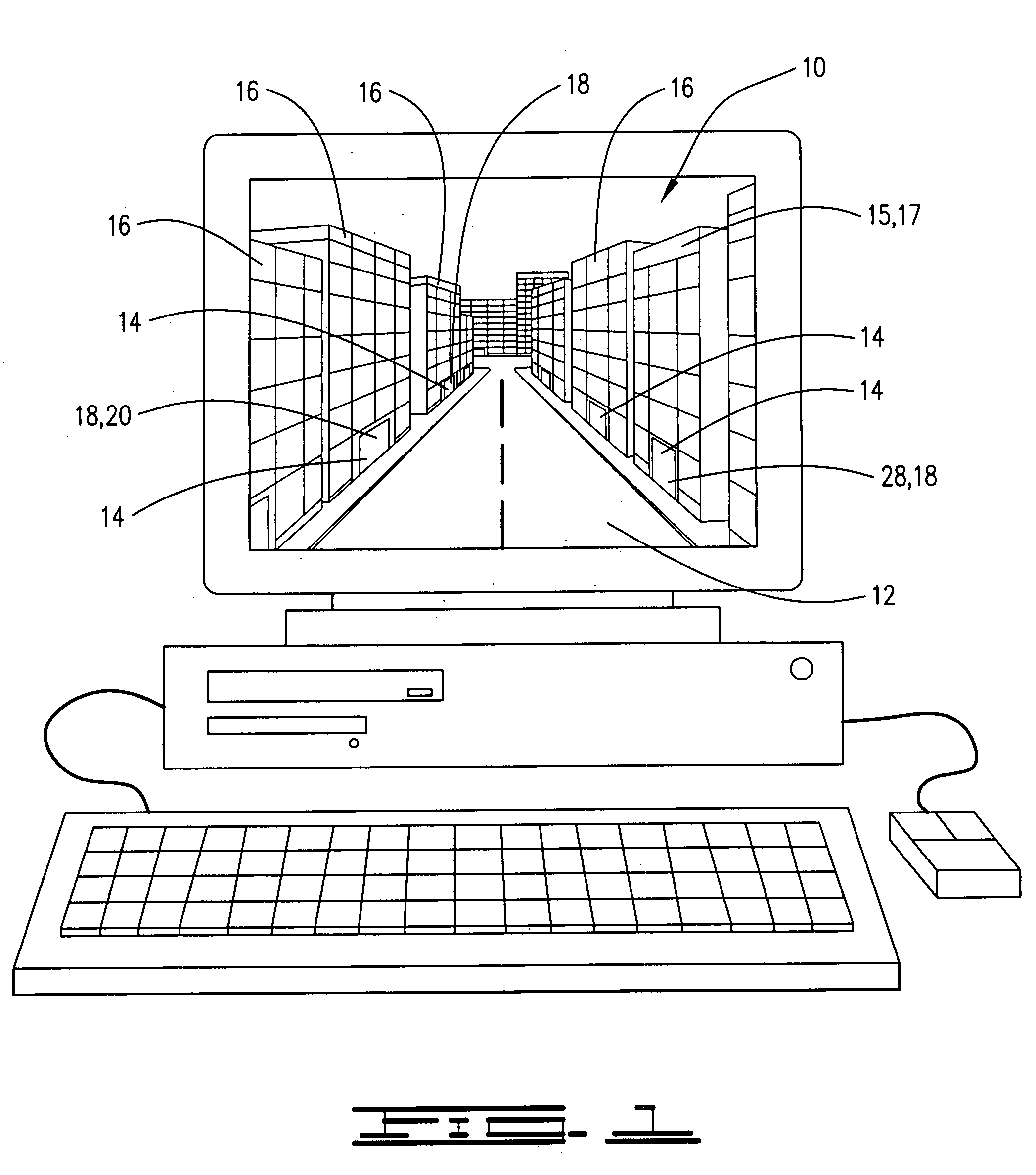 Internet based seamless appearing transition method