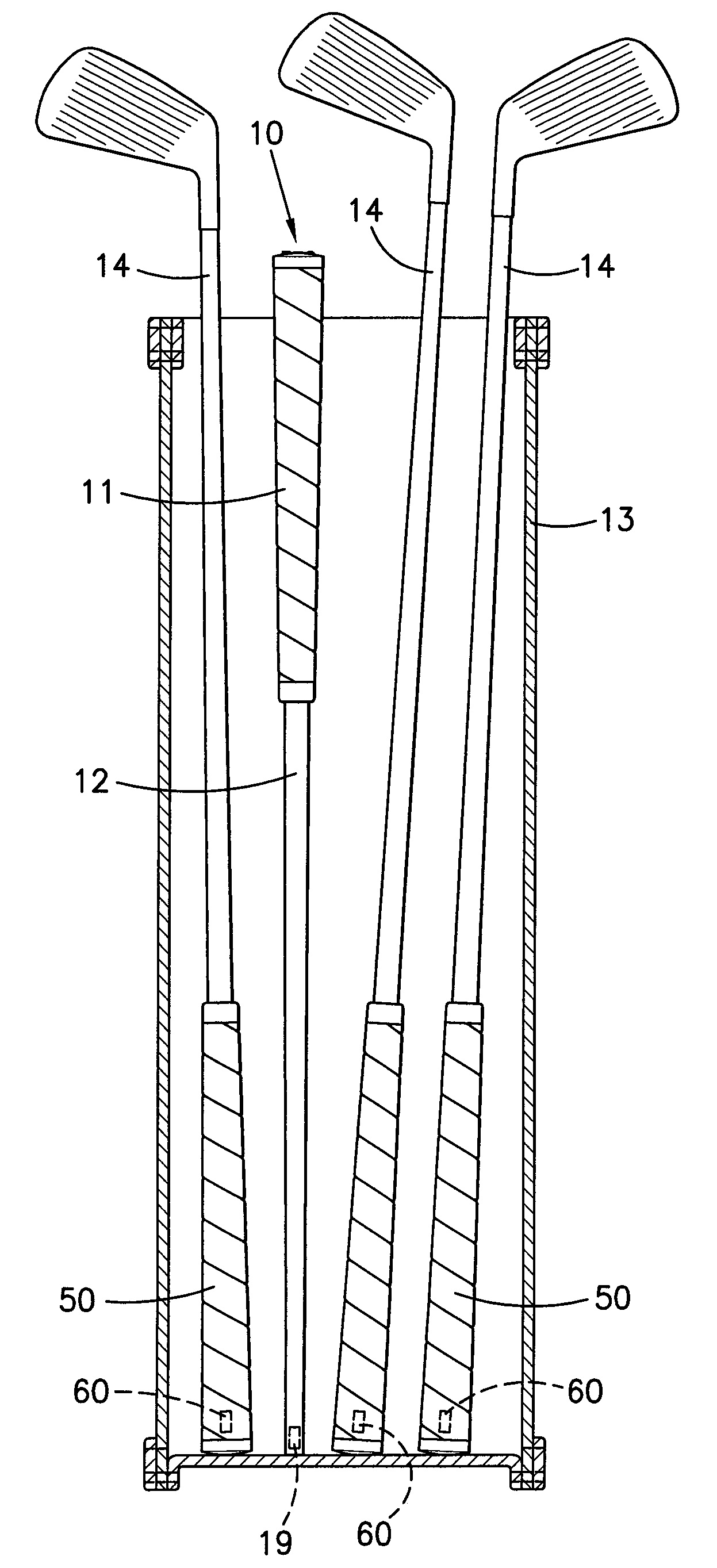 System for determining presence or absence of individual items making up a set of items normally maintained together in a common location