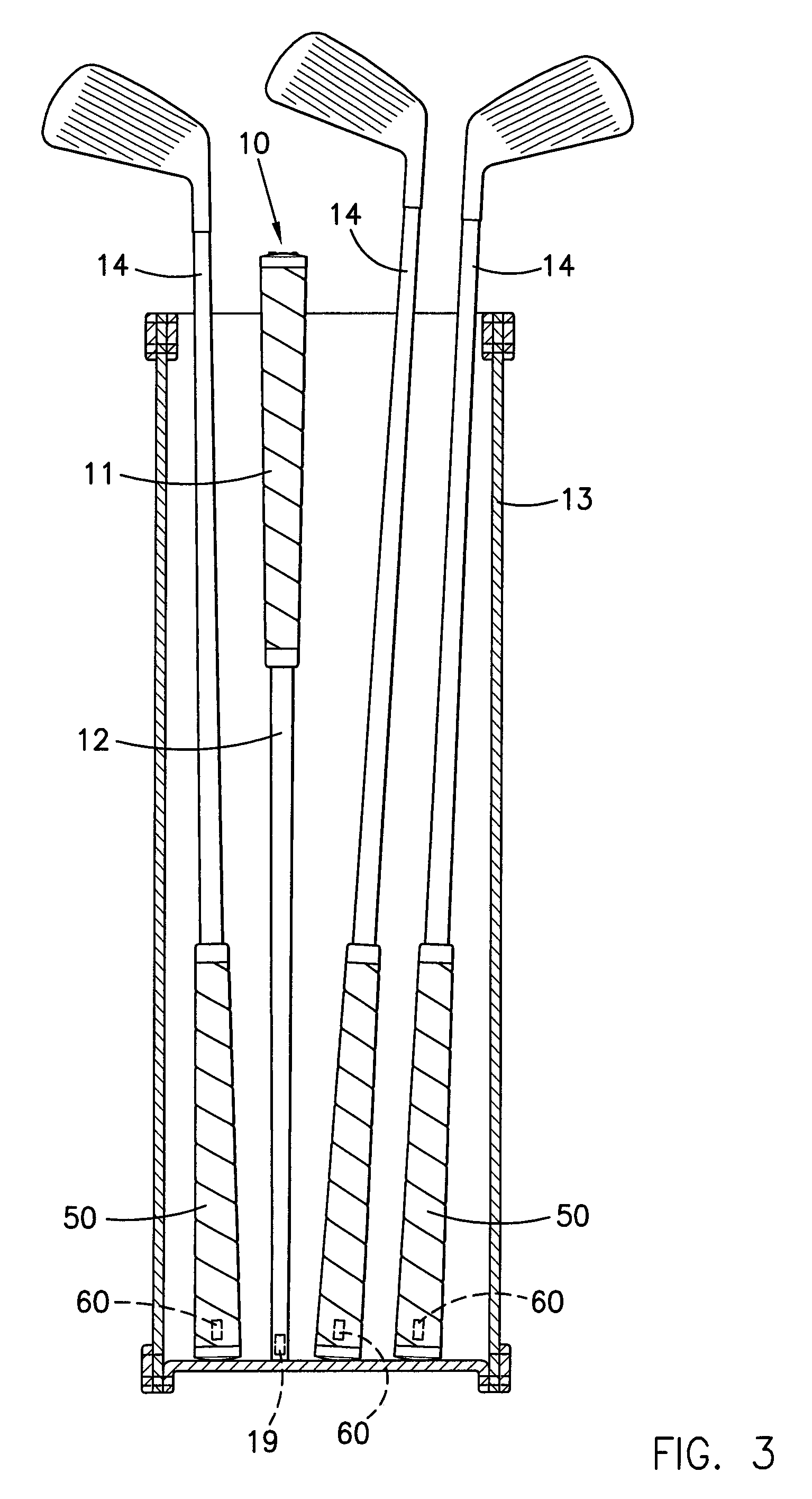 System for determining presence or absence of individual items making up a set of items normally maintained together in a common location