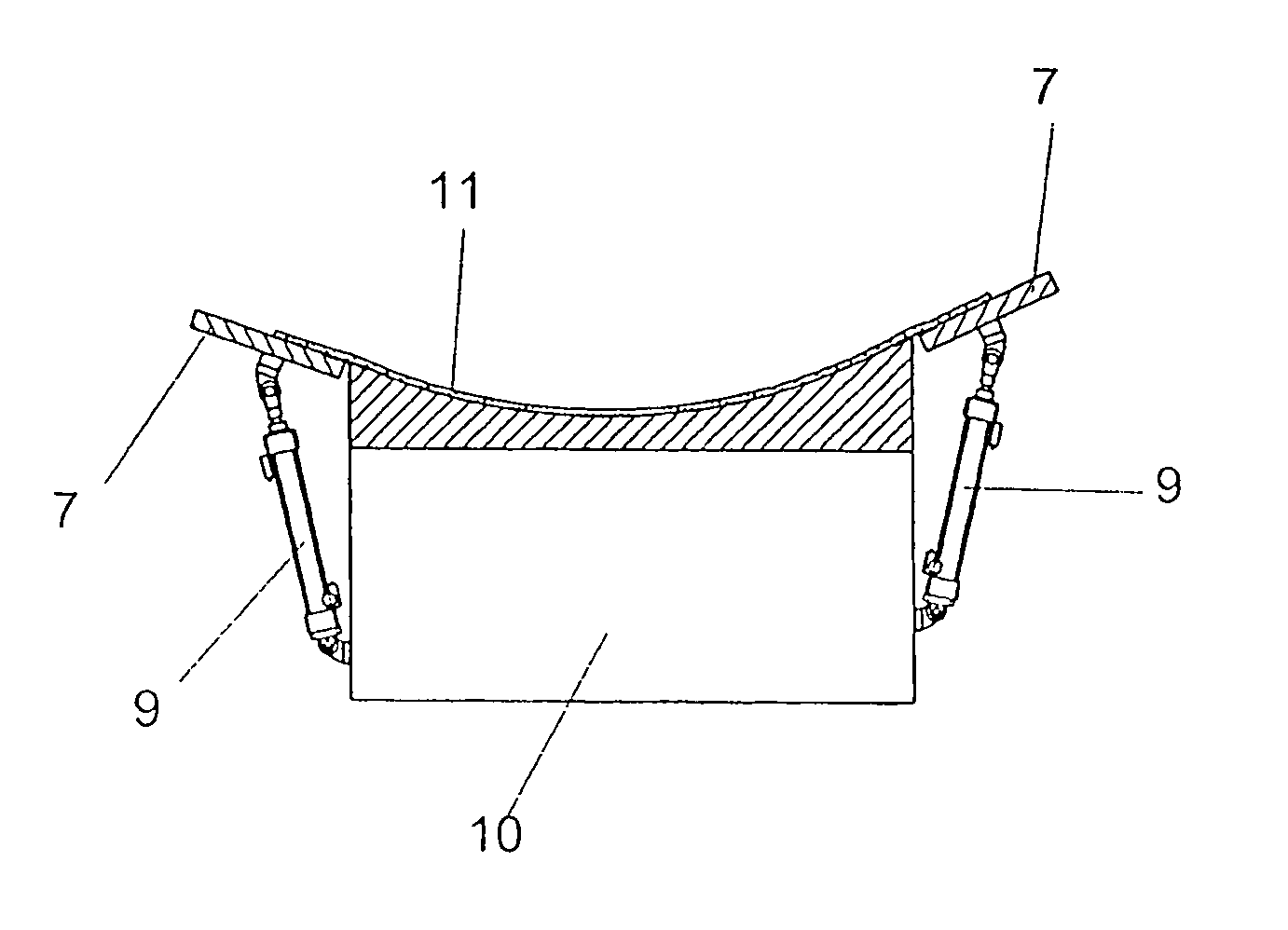 Jig for manufacturing components of aerodynes and wing turbines and manufacturing process for these components