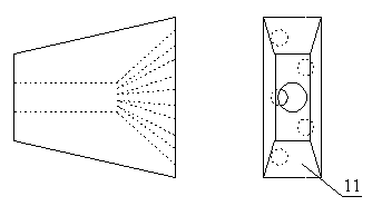 Ammonia continuous mercerizing machine and processing method of fiber braid