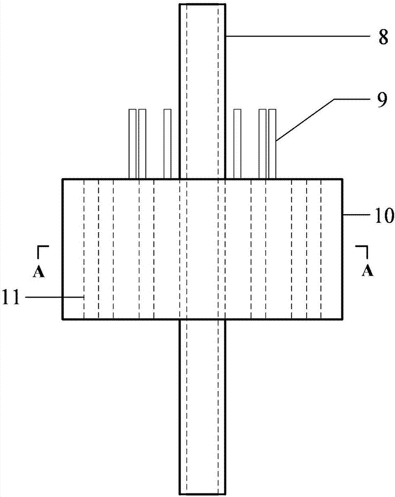 Joint connection mode for prefabricated spliced bridge pier with flexible layer arranged at bottom of pier and cushion cap and realization method thereof