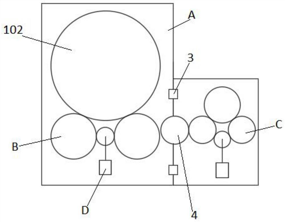 Combined filling unit based on modularization