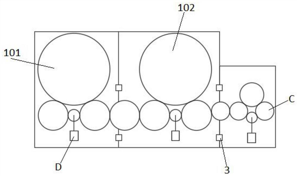 Combined filling unit based on modularization