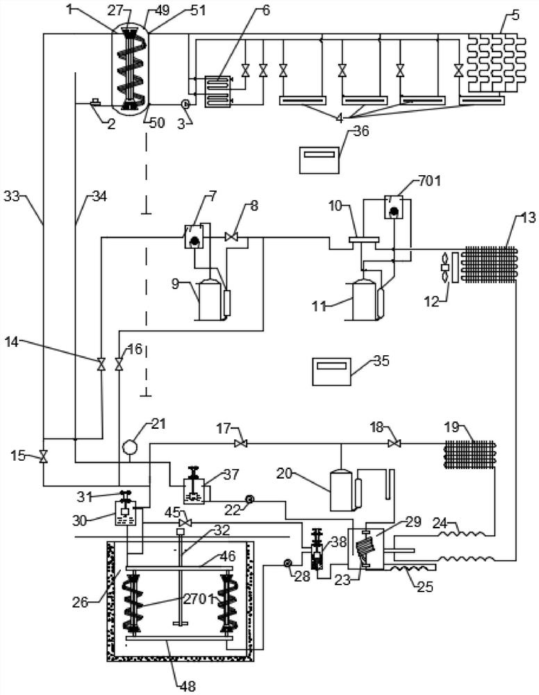 An energy supply system capable of realizing grid-scale peak regulation