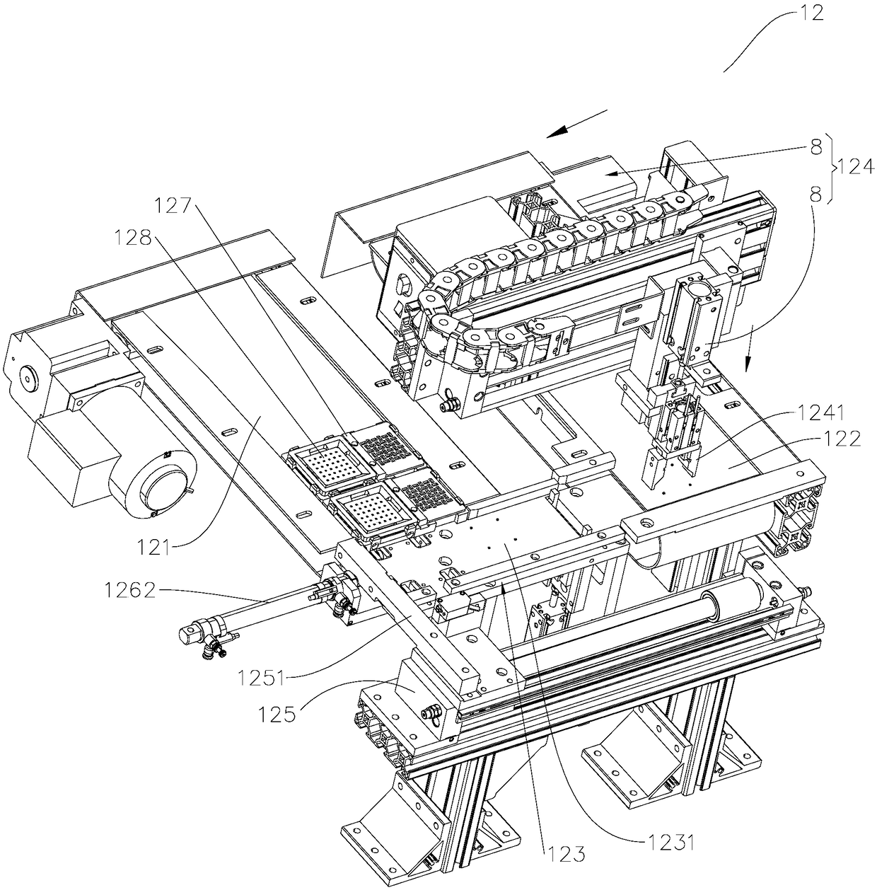 Fiber-optic head assembly production line