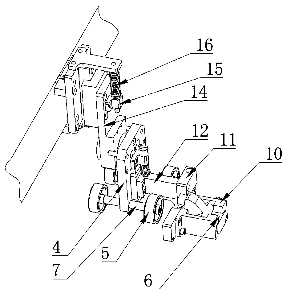 Automatic scanning frame based on ultrasonic detection and travel path method of automatic scanning frame in pipeline