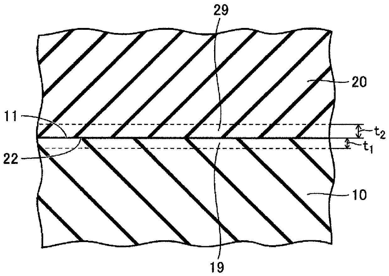 Laminate and saw device