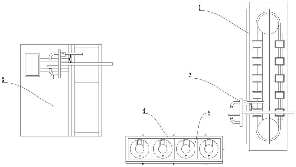 Efficient production system for glass containers