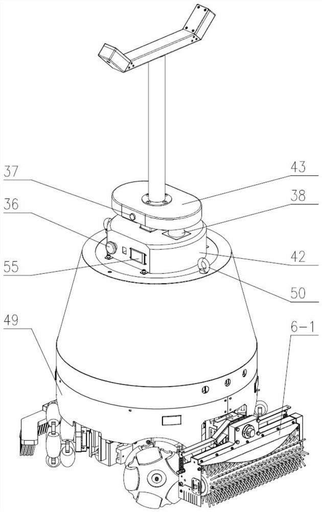 Pig house cleaning robot