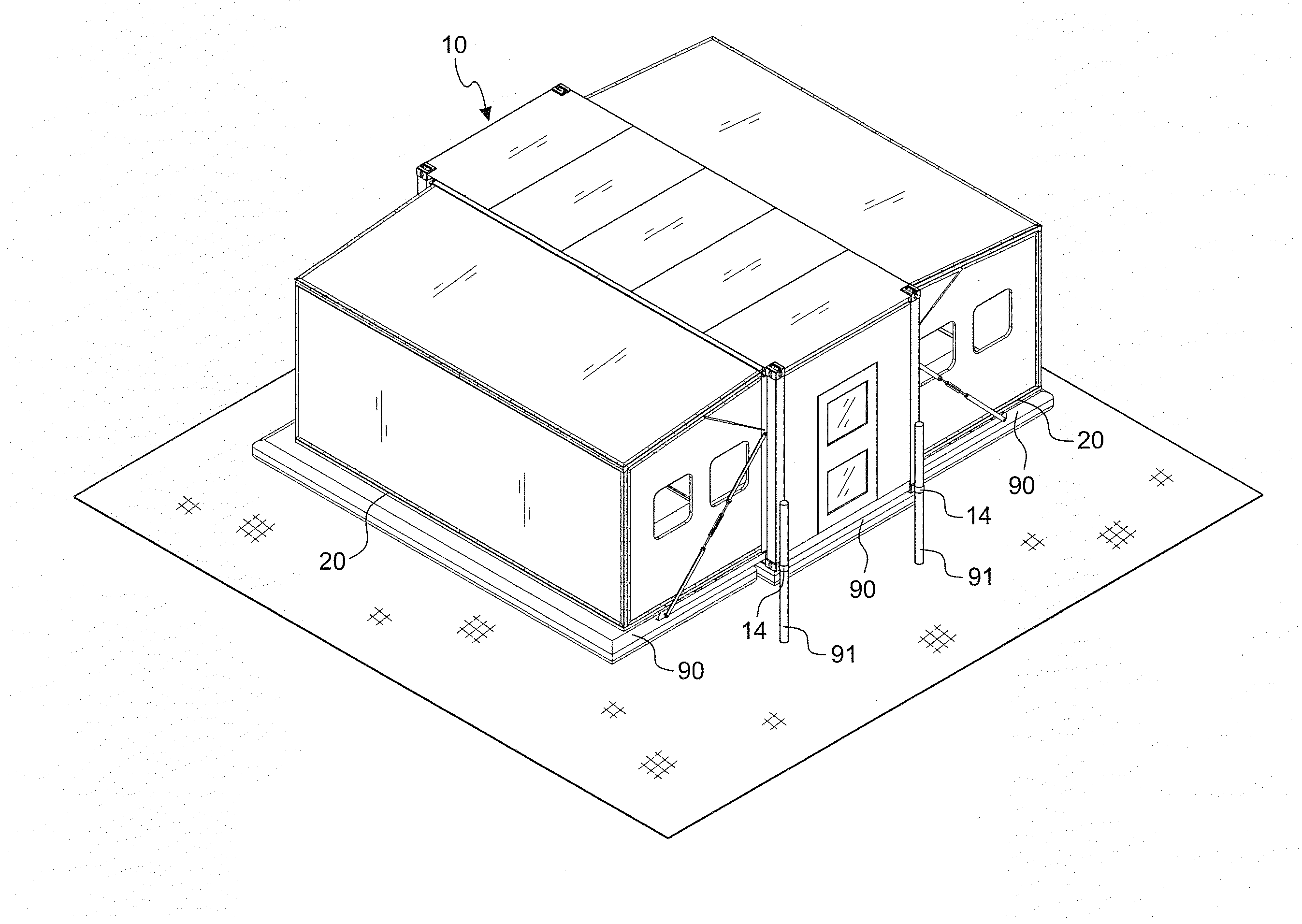 Foldable house