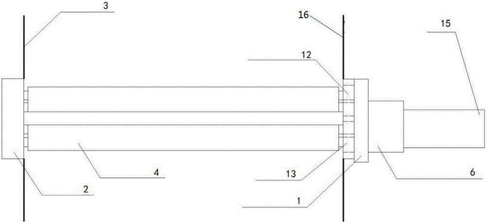 Cylindrical traveling wave spoiler anti-dragging and damping device