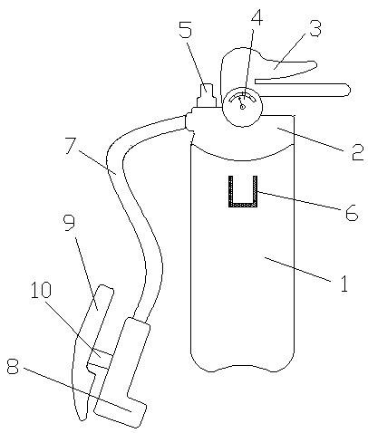 Novel aerosol-type fire extinguishing device